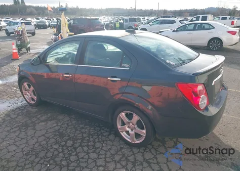 2015 Chevrolet Sonic Ltz Auto из США, поврежденный, VIN 1G1JE5SBXF4203702